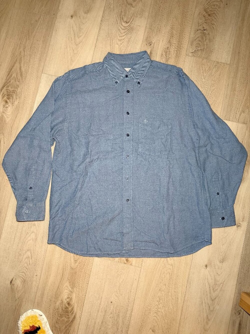 Christian Dior Vintage “Pur Coton” Button-Up Shirt Made in France – Size 41 / La